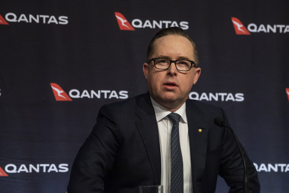 Qantas boss Alan Joyce says tourism operators will fail if borders remain closed. 