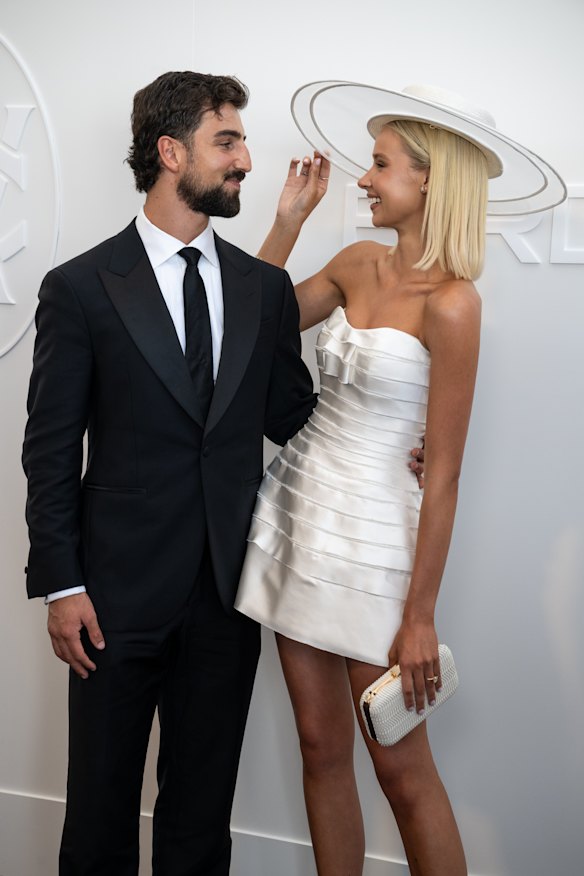 Josh Daicos and Annalise Dalins at The Birdcage.