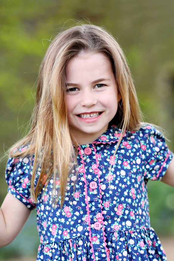 Princess Charlotte, in a picture taken by her mother, Kate, the Duchess of Cambridge. 