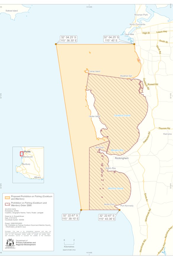 The expanded protection zone.