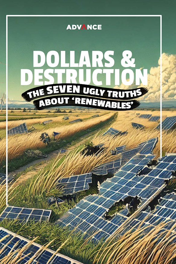 The cover of an Advance e-book. 