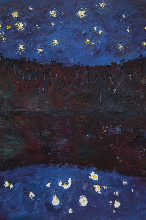 Arthur Boyd’s Starry Night –  Shoalhaven River (1984).