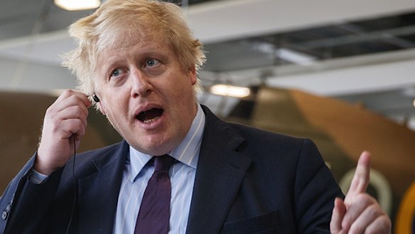 British Foreign Secretary Boris Johnson.