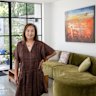Yvonne Yuan in the renovated rear of her heritage overlay Victorian terrace in Armadale.