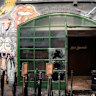 Bar Bambi in the hours after the arson attack on April 25.