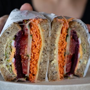 “You have to wrap it perfectly so it cuts neatly”, says Tori Bicknell.