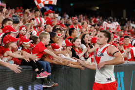 The Swans played in front of a record home and away crowd last Friday night at the MCG, beating reigning premiers Collingwood
