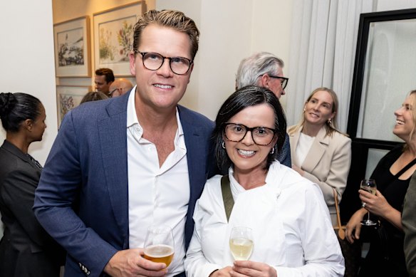 Melbourne Storm chief executive Justin Rodski and Western Force chief executive Niamh O’Connor.