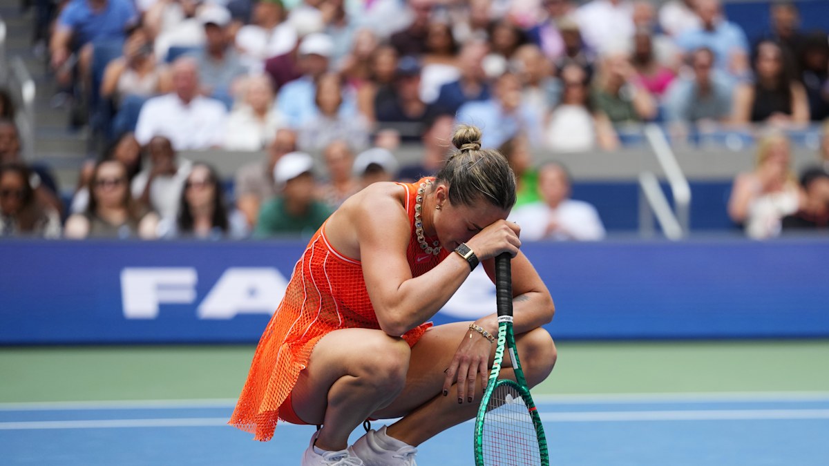 Sabalenka left heartbroken as new world No.1 end her US Open reign 