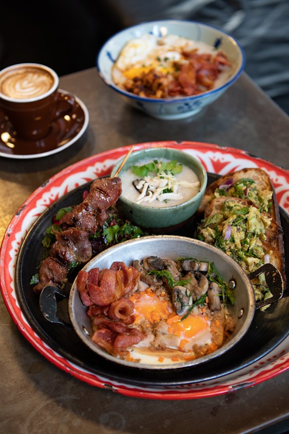 The Big Thai Breakfast with congee.