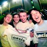 Oasis fans and their merch T-shirts in 1996, when band tees were everywhere.