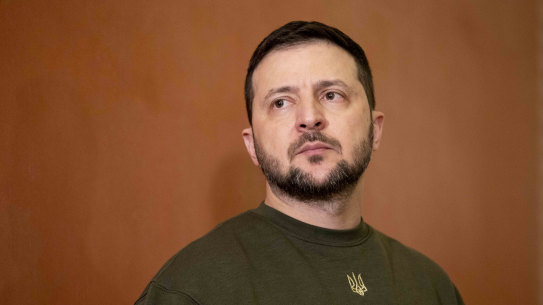 Ukrainian President Volodymyr Zelensky.