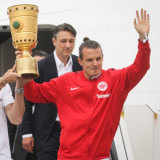 Alex Meier won the DFB-Pokal, or German Cup, in 2018 with Eintracht Frankfurt. 