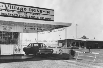 The Village Drive-In Theatre in Reservoir in 1969.
