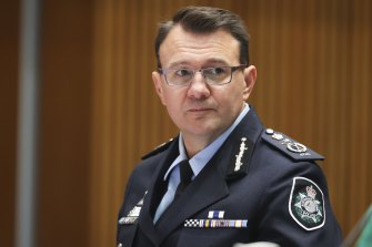AFP boss Reece Kershaw says the police investigation into Brittany Higgins’ allegations is reaching its final stages.