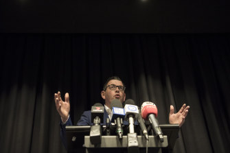 Premier Daniel Andrews on Monday morning.