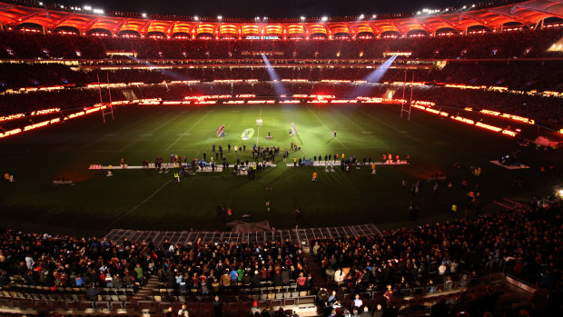 Perth's Optus Stadium could host big-ticket NRL matches.