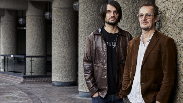 Richard Tognetti on Jonny Greenwood (left): "I do want Jonny to write more for the ACO, but he has a lot of planes on the runway and we are just one of them."