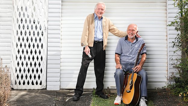 Ron King (left) and his brother Jeff: “If you’d told us when we began that we’d still be playing music 50 years later, we would have laughed.”