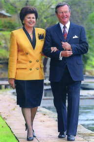 Pioneers: Imelda and the late Bill Roche.