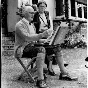 Nora’s parents, Hans and Sallie Heysen, in 1954.