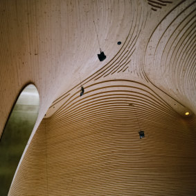 Detail of the award-winning  interior of Phoenix Central Park.