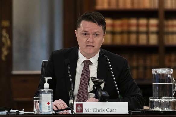 Investment NSW general counsel Chris Carr.