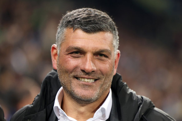 Aloisi is now manager of the reigning A-League champions, Western United.