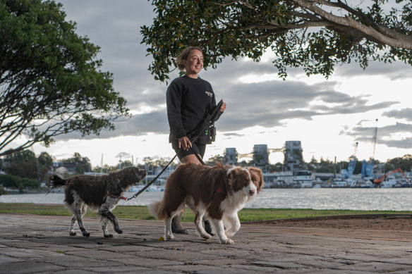 Inner west dog walker Steph Jackson said she would support a permit if funds were used for better park signage.