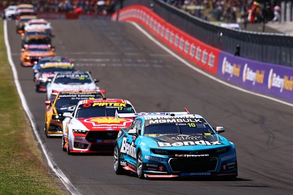Aaron Seton started in pole position for Matt Stone Racing. 
