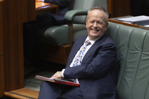 NDIS Minister Bill Shorten in Canberra on Tuesday.