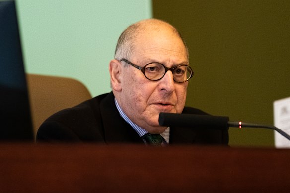 John Sackar KC, pictured in 2023, handed the government his report on November 5.