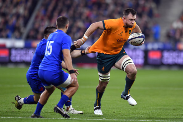 Waratahs forward Jed Holloway became a Wallabies mainstay in 2022.
