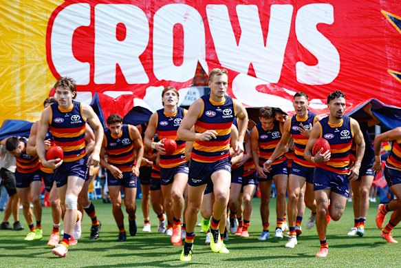 The Crows run out.