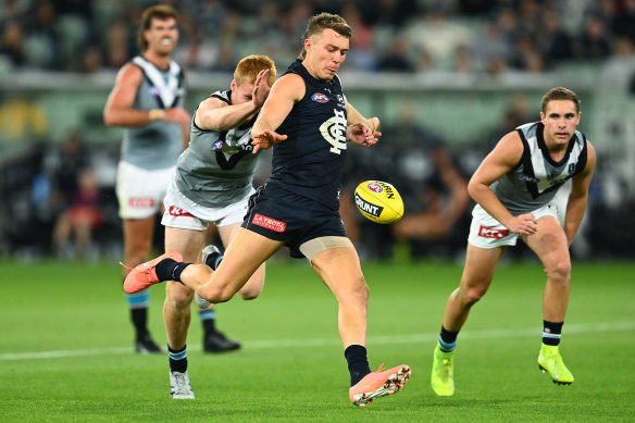 Carlton star Patrick Cripps is adamant he can continue to adjust his playing style to suit the pace of modern footy.