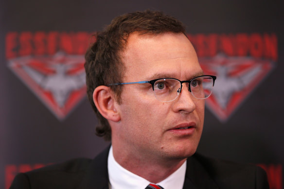 Xavier Campbell, chief executive at Essendon.