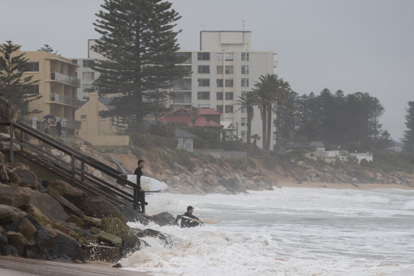 More beach erosion is possible along the NSW coast in coming days as a swell builds.