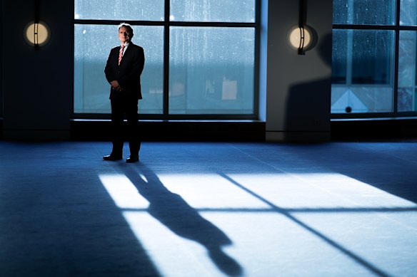 European Union Ambassador to Australia, Dr Michael Pulch, at Parliament House in Canberra on  Thursday. 