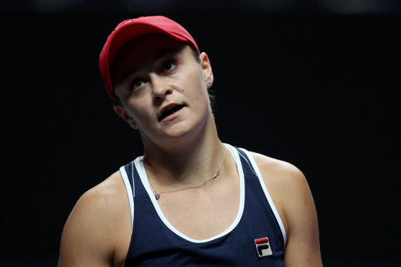 Ashleigh Barty clinched the year-end top ranking just by taking to the court.
