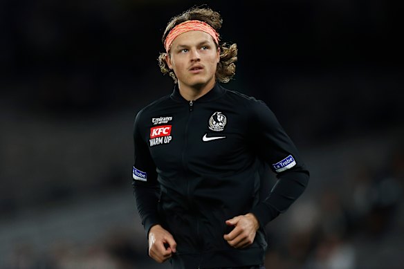 Collingwood young gun Jack Ginnivan could play a big role with Jordan De Goey out.