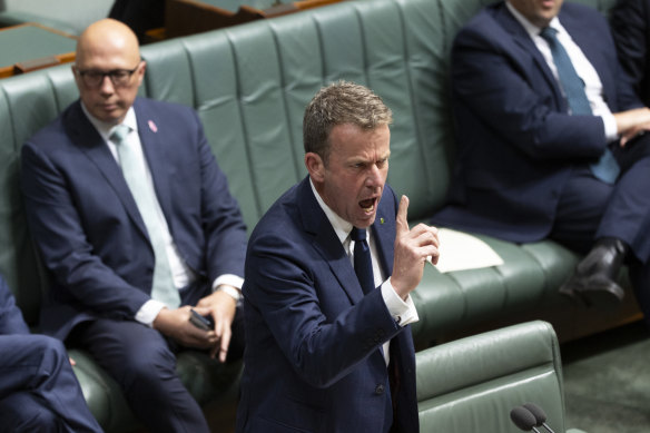 Opposition immigration spokesman Dan Tehan accused the government of being too “gutless” to hold a debate on its own bill.