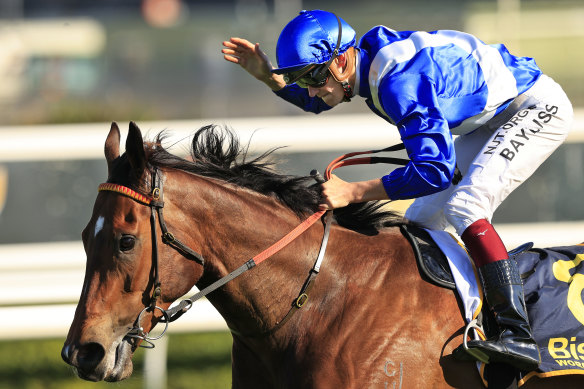 Regan Bayliss on Libertini at Randwick.