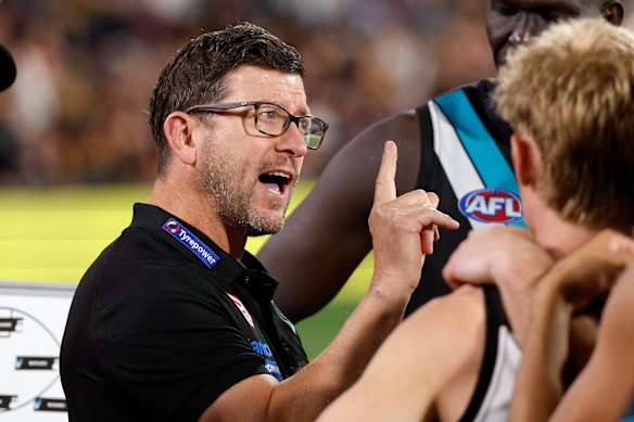 Port Adelaide have made a competitive start in Josh Carr’s maiden season as senior coach.