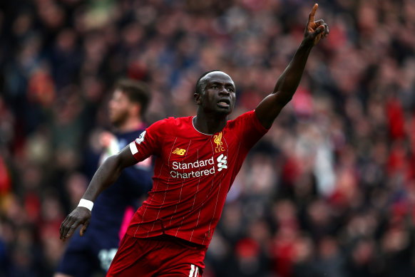 Sadio Mane scored in Liverpool's 6-0 win over Blackburn as the champions elect count down the days to a Premier League resumption.