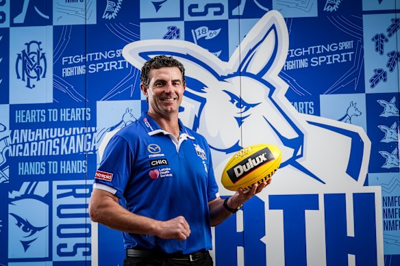 Main man: New North Melbourne coach Jaymie Graham looks forward to building strong relationships with players.