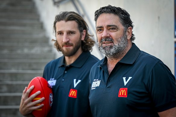 Marcus Bontempelli wil ca[tain Victoria in this Saturday’s State of Origin game in WA, with Garry Lyon as coach.