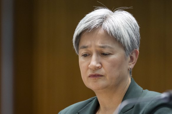 Penny Wong said she was surprised to hear the Matildas captain was facing charges in the UK.