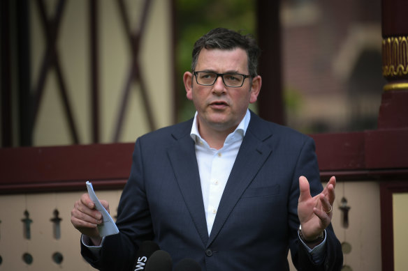 Victorian Premier Daniel Andrews will announce a slight easing of restrictions on outdoor activity.