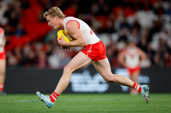 Isaac Heeney is ineligible for this year’s Brownlow Medal after copping a one-match suspension