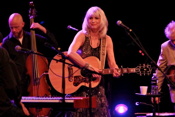Emmylou Harris performing at Sydney’s State Theatre in 2011.